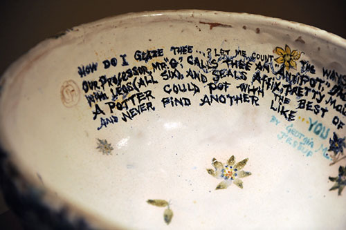 Bowl designed by alumnus